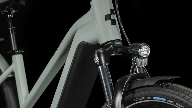 Cube Kathmandu Hybrid One 750 Electric Bike in Swamp Grey-11